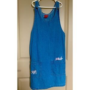 Vintage 101 Dalmatians denim dress
